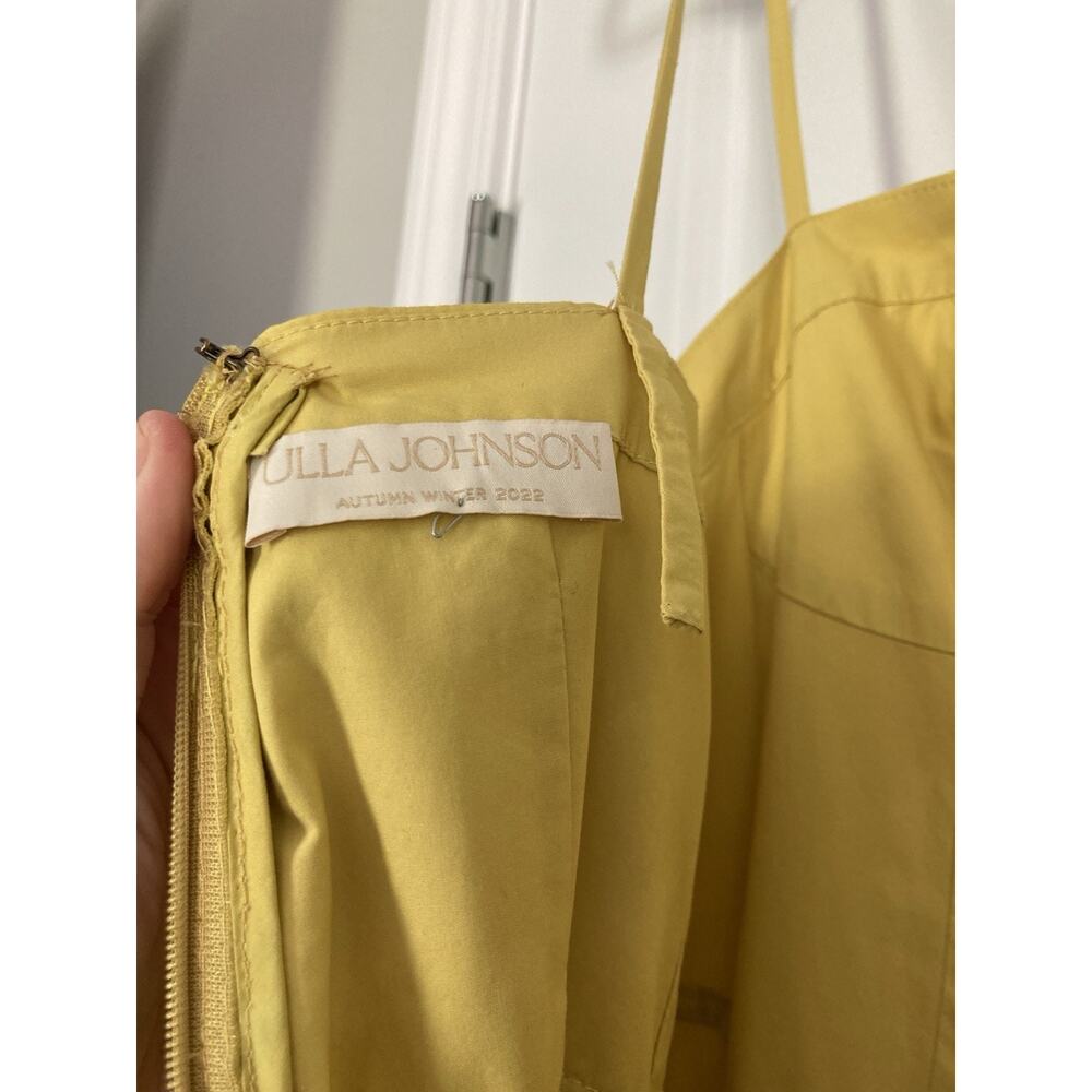 Ulla Johnson Avery Gown in Limonite Tiered Maxi Dress Gown Womens 10 Resort Vaca - Picture 10 of 16